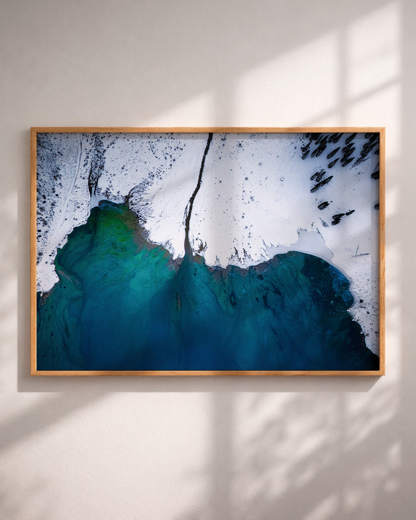 Big Almaty Lake Aerial view