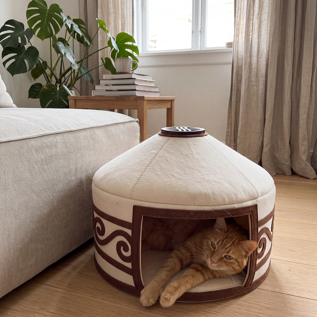 MASU Felt Cat Yurt