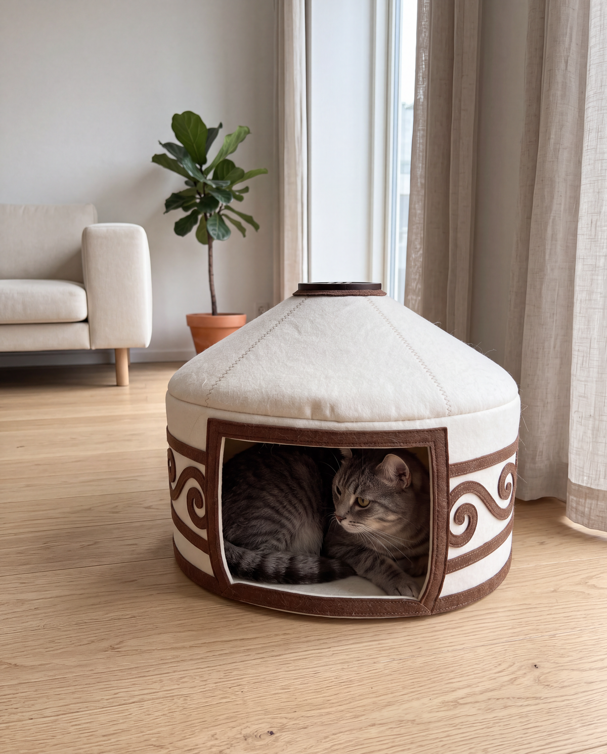 MASU Felt Cat Yurt