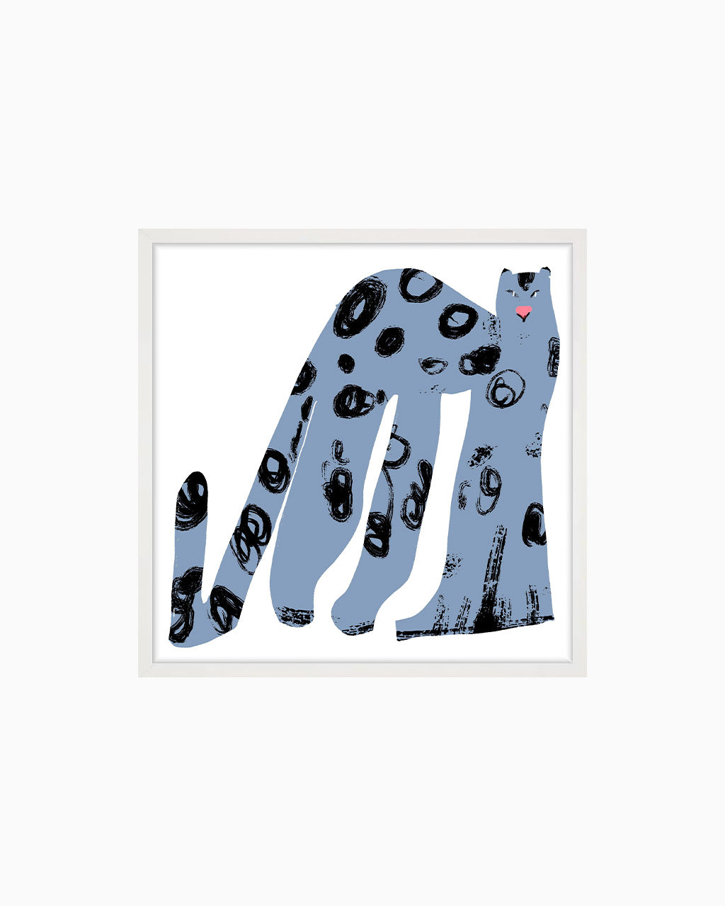Cheerful Snow Leopard