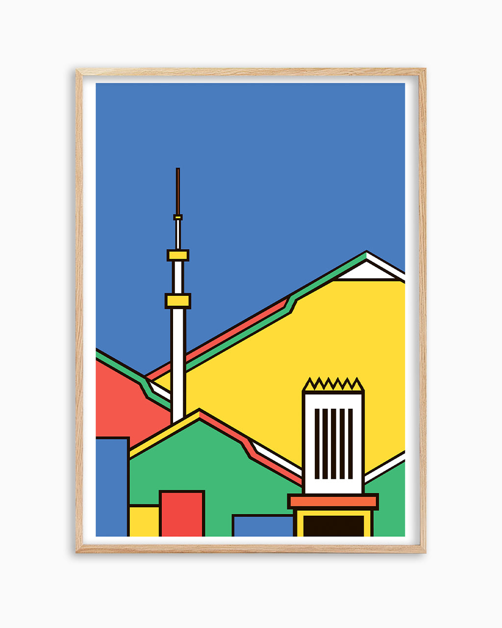 Almaty in Primary Colours