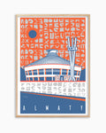 Almaty Circus poster by Lipskiy Stanislav